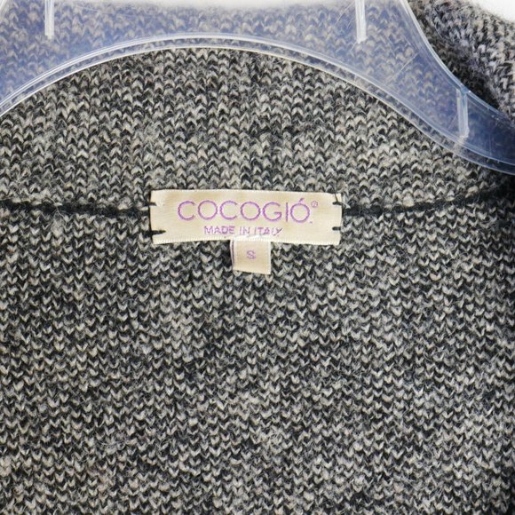 Cocogio Women's Size S Heather Grey Button Front Jacket - Picture 4 of 11